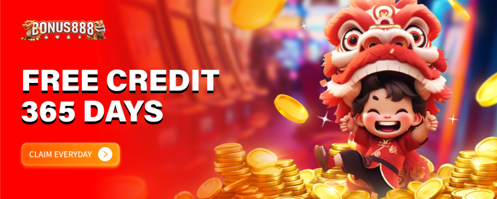 bonus888 free credit 365 banner